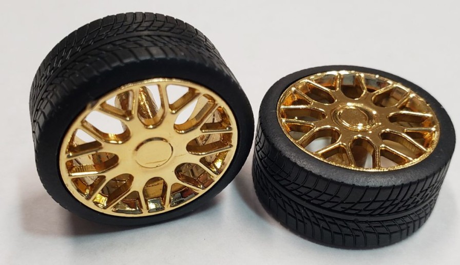 1/24 Beamer Rim Gold Plated Specification Set Of 4 With Tires Online