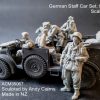 1/35 Wwii German Headquarters Staff (Set Of 6 With Accessories) Hot