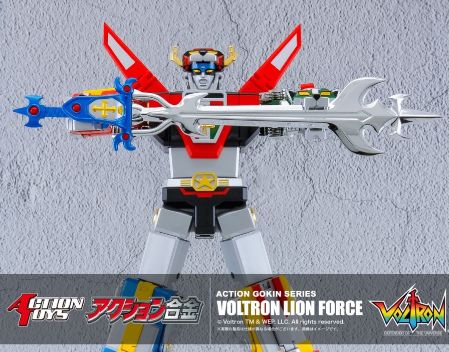 Action Gokin Voltron Lion Force Hot