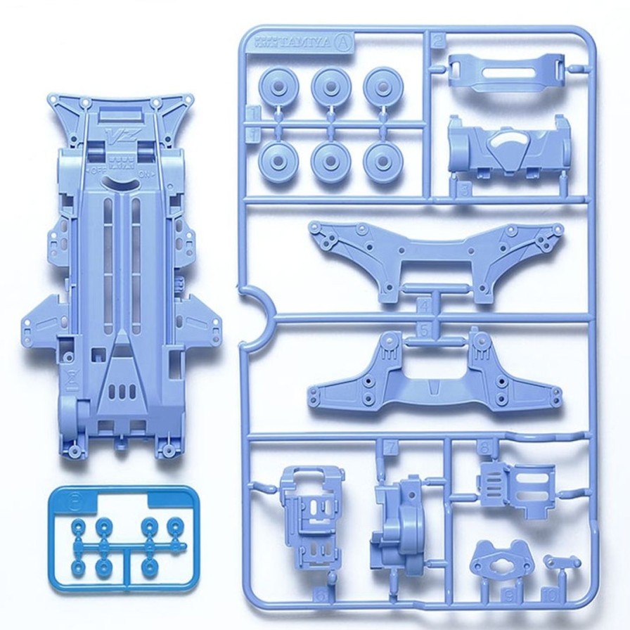 Vz Color Chassis Set (Pastel Blue) (Mini 4Wd Special Project) Hot