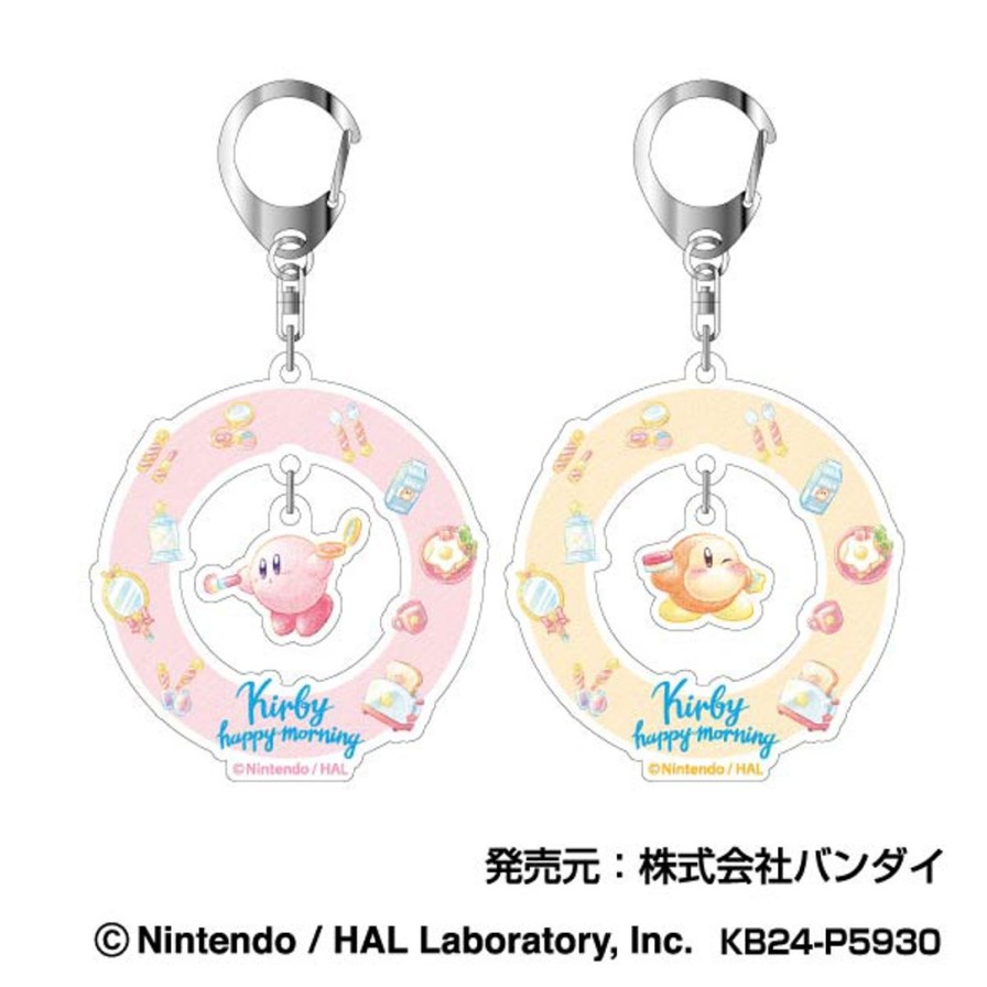 Kirby: Kirby Happy Morning Yuratto Acrylic Keychain 01 Kirby Clearance