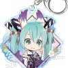 Hatsune Miku: Hyakki Yagyo Aurora Acrylic Keychain Fox Spirit (Wisteria) Online