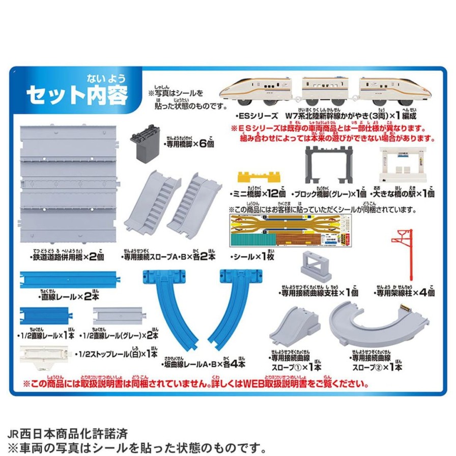 W7 Series Hokuriku Shinkansen Shinkansen Railway Road Bridge Set New