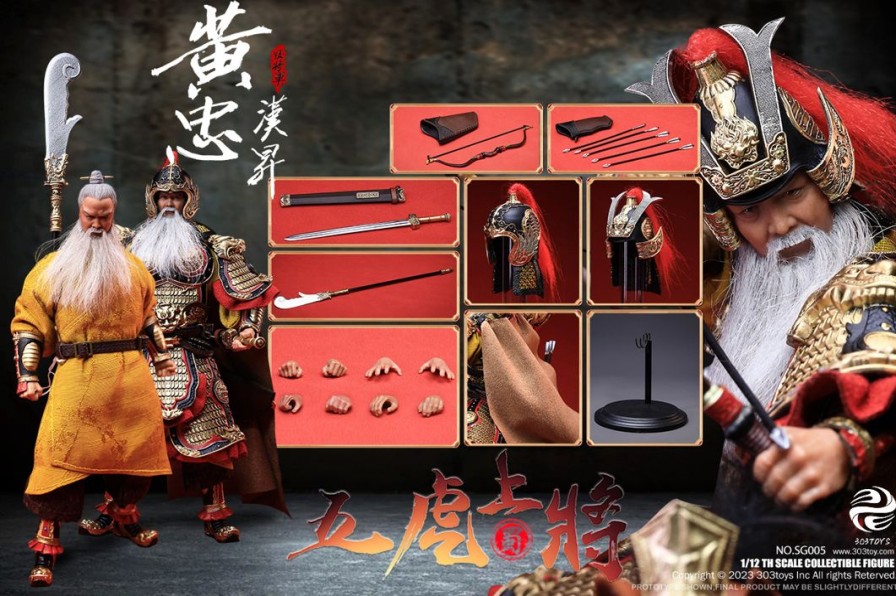 1/12 Three Kingdoms On Palm - Huang Zhong, Hansheng (Deluxe Figure Version) Online