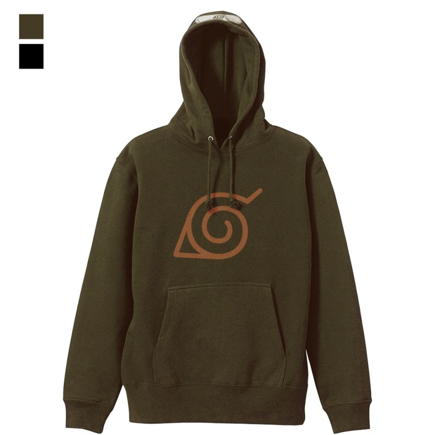 Naruto Shippuden: The Village Hidden In The Leaves Pullover Hoodie Moss S Wholesale