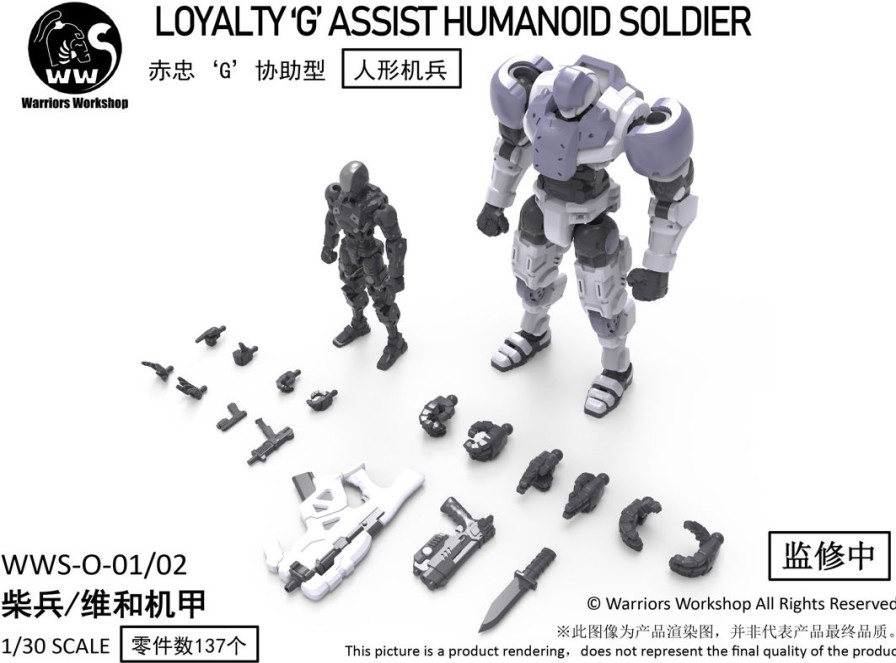 Remnant Dome Series Wws-0-01/02 Match Soldier/Peacekeeping Armor Plastic Model Kit (White) Hot