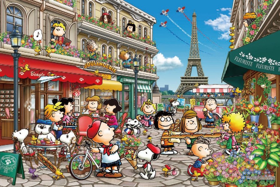 Jigsaw Puzzle: Snoopy In Paris 1000P (50 X 75Cm) Hot