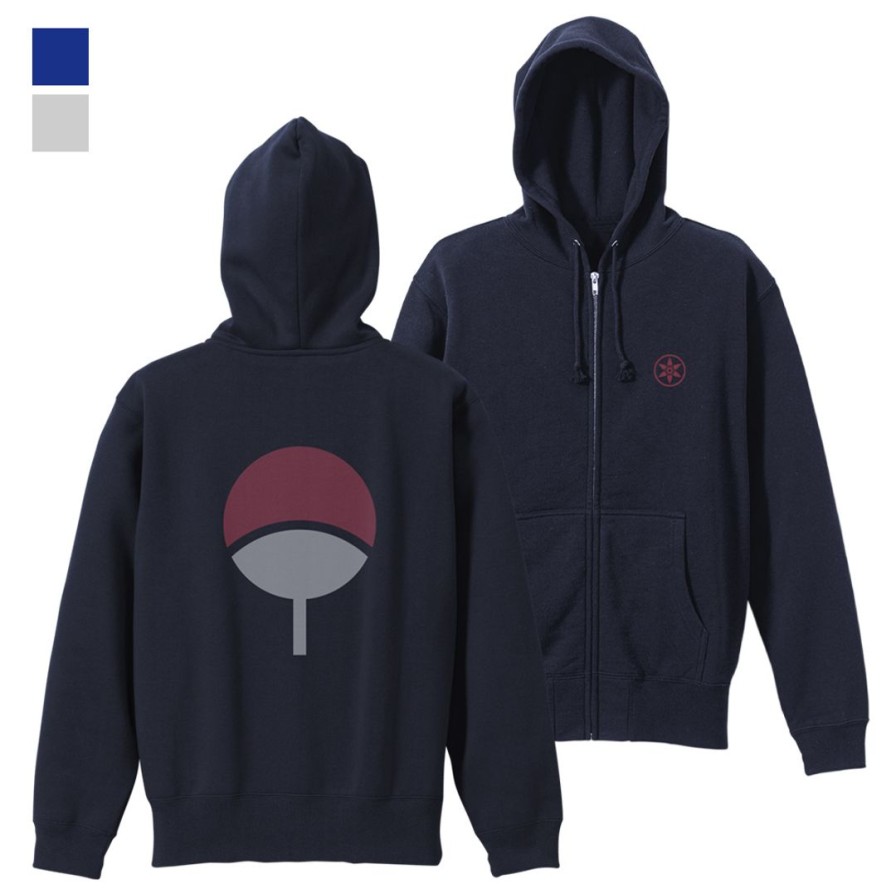 Naruto Shippuden: Uchiha Zip Hoodie Navy L Best