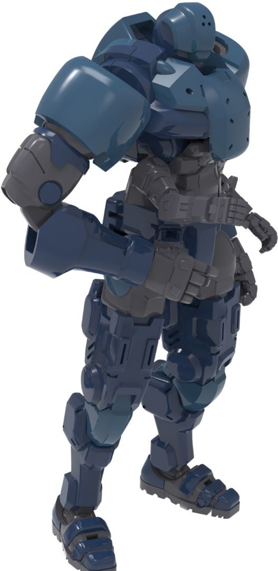 Remnant Dome Series Wws-0-01/02 Match Soldier/Peacekeeping Armor Plastic Model Kit (Blue) New