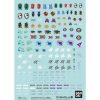 1/144 Gundam Decal No.124 Gundam Build Divers Series 1 Hot