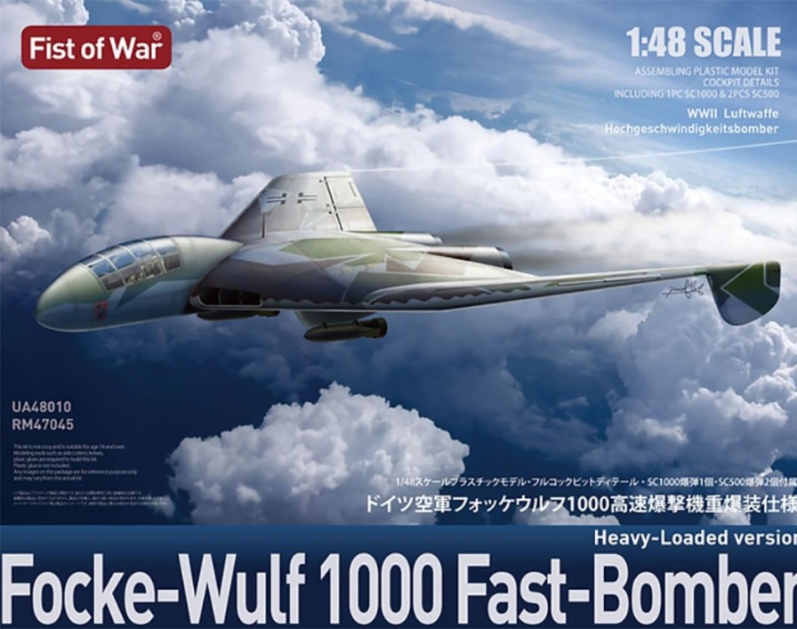 1/48 Focke-Wulf 1000 Fast-Bomber Heavy-Loaded Version Hot