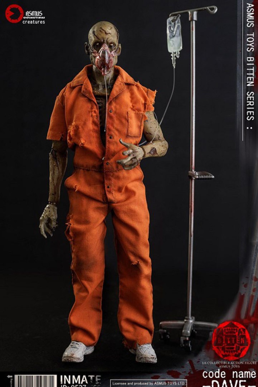 1/6 Bitten Series Prisoner Zombie Dave New