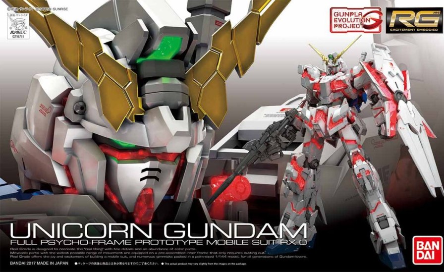 1/144 Rg Rx-0 Unicorn Gundam New