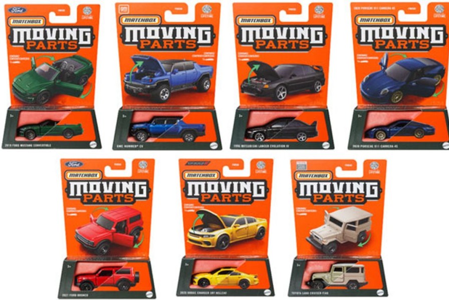 Matchbox Moving Parts Assortment 1Box 8Pcs (Fwd28-988J) Best