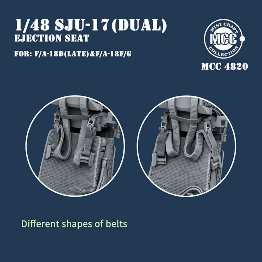 1/48 Sju-17 Naces Ejection Seats For F/A-18F/G & F/A-18D Late (2Pcs) Clearance