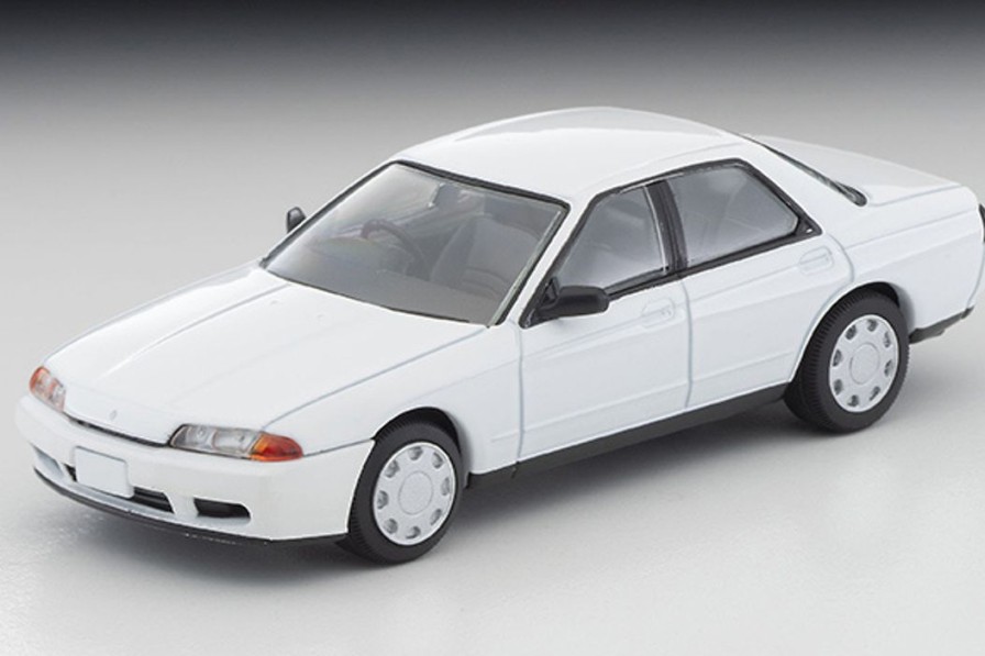 1/64 Lv-N194D Nissan Skyline 4-Door Sports Sedan Gxi Type X (White) 1992 Model Hot