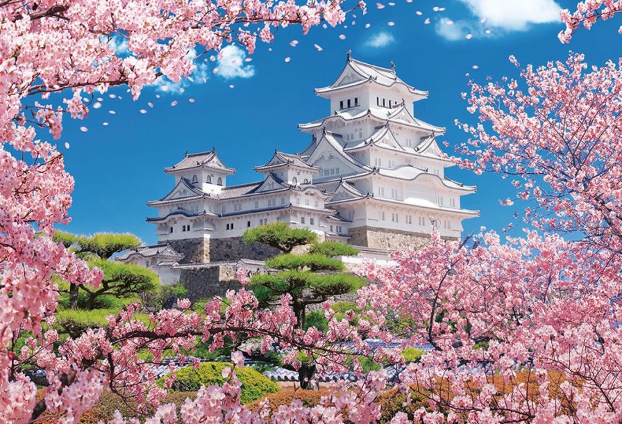 Jigsaw Puzzle: Sakura-Style Himeji Castle 300P (38 X 26Cm) Best