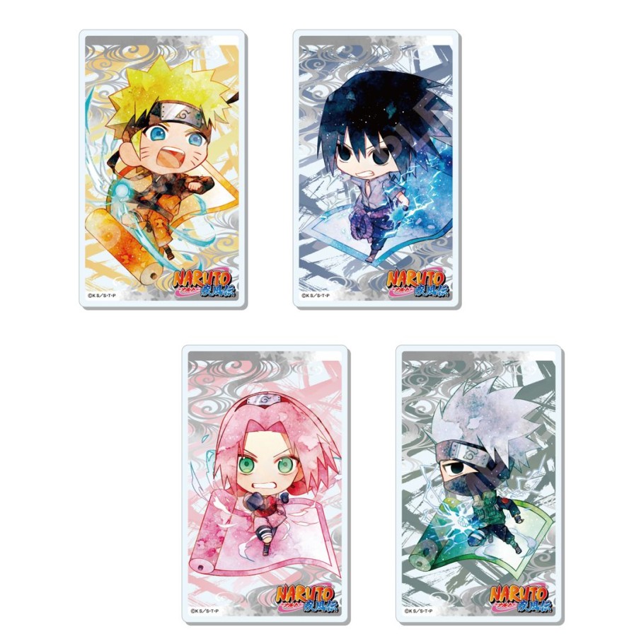 Naruto Shippuden: Chara Deru Art Acrylic Card /01 1Box 7Pcs Clearance