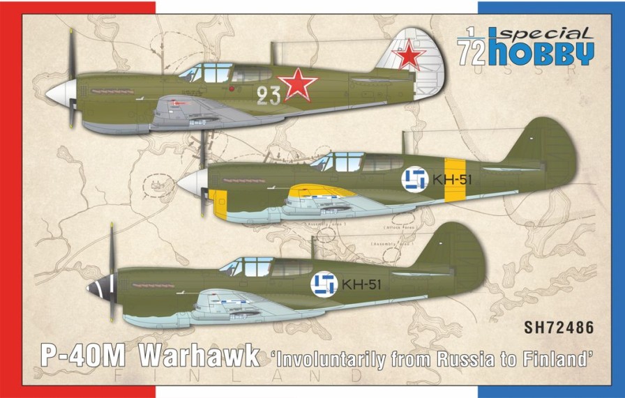 1/72 P-40M Warhawk Involuntarily From Russia To Finland Hot