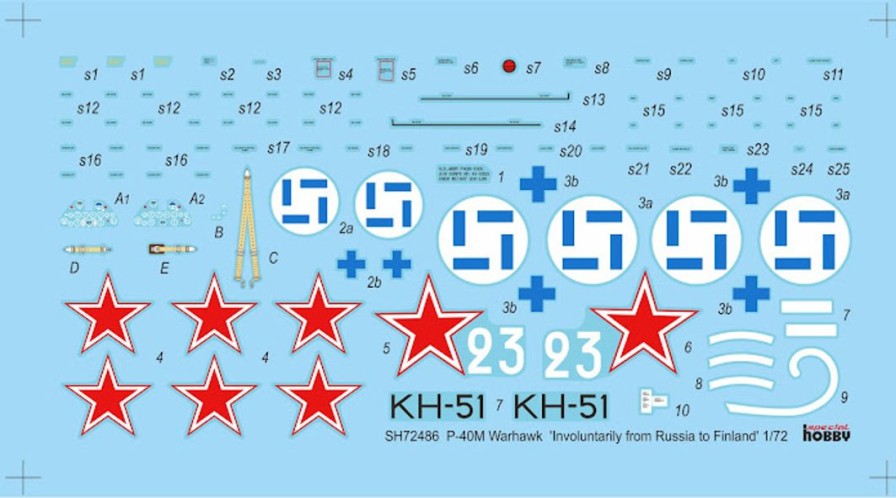 1/72 P-40M Warhawk Involuntarily From Russia To Finland Hot