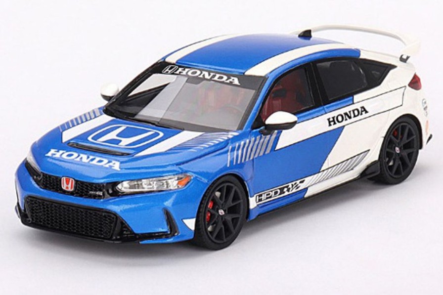 1/43 Honda Civic Type R 2023 #3 Pace Car Blue Clearance