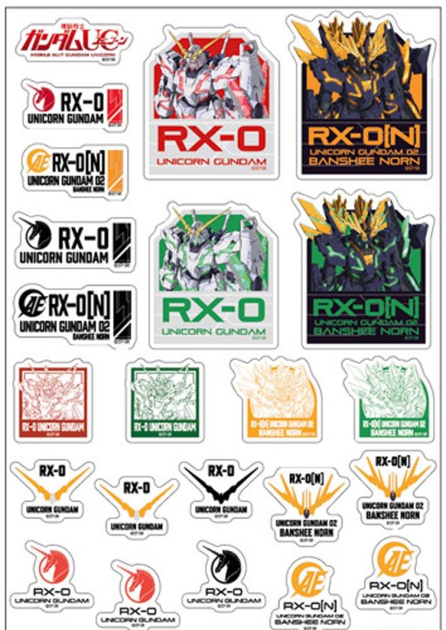 Sticker That Can Be Pasted And Peeled Off Gs (Gundam Stationery) 10 Gundam Uc Wholesale