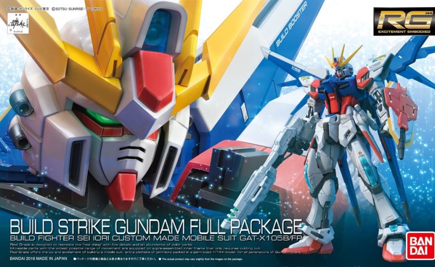 1/144 Rg Gat-X105B / Fp Build Strike Gundam Full Package New