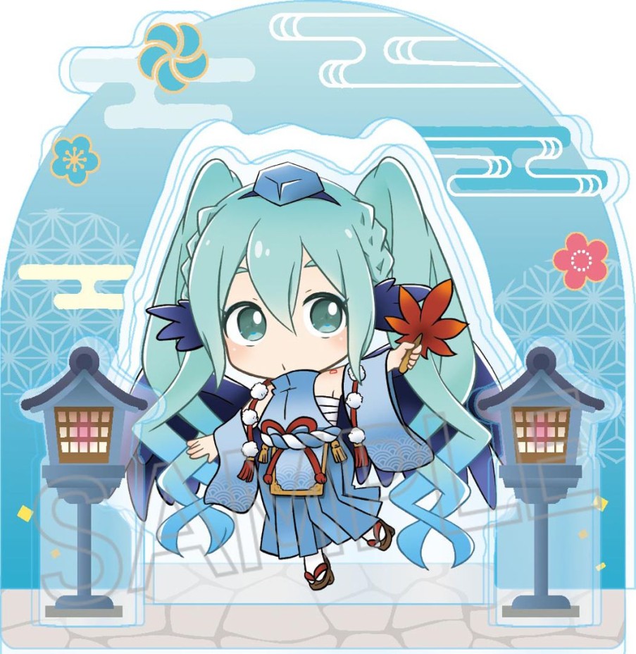 Hatsune Miku: Hyakki Yagyo Diorama Acrylic Stand Karasu Tengu New