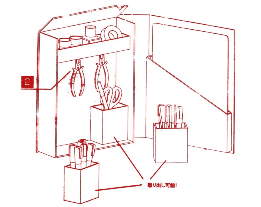 Mobile Suit Gundam Char'S Dedicated Desk Tool Box Wholesale