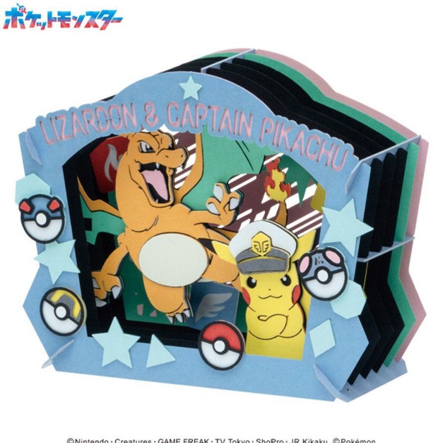 Pokemon: Paper Theater Pt-338 Captain Pikachu & Charizard Hot