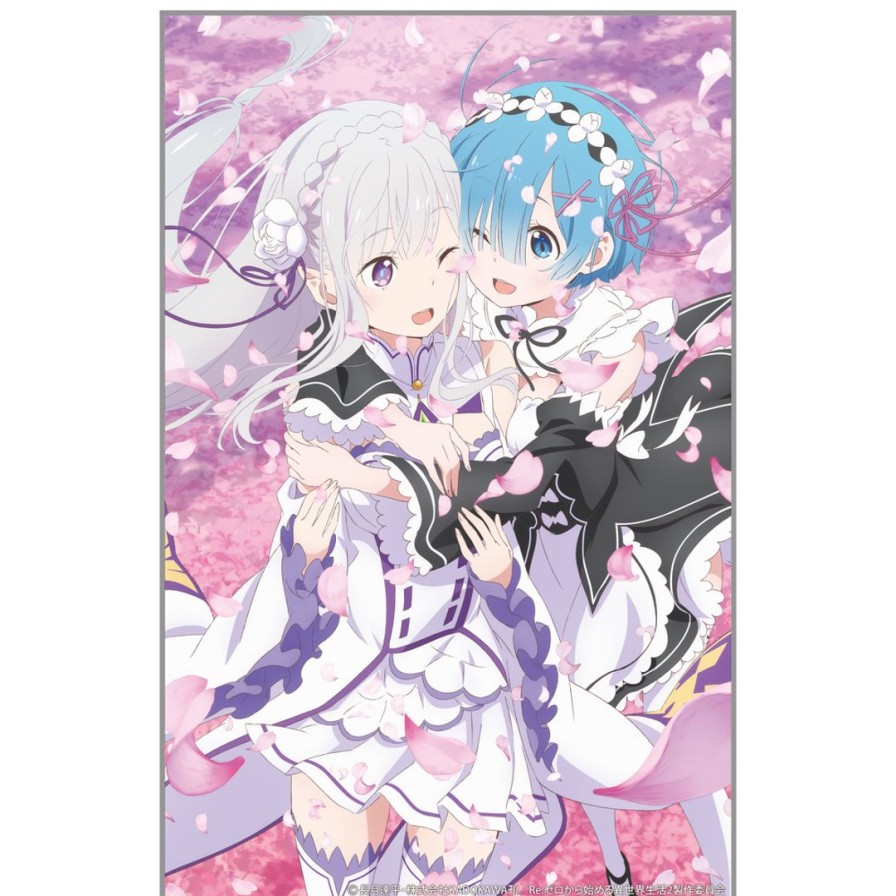 Re:Zero Starting Life In Another World: Emilia & Rem Acrylic Art Stand Wholesale