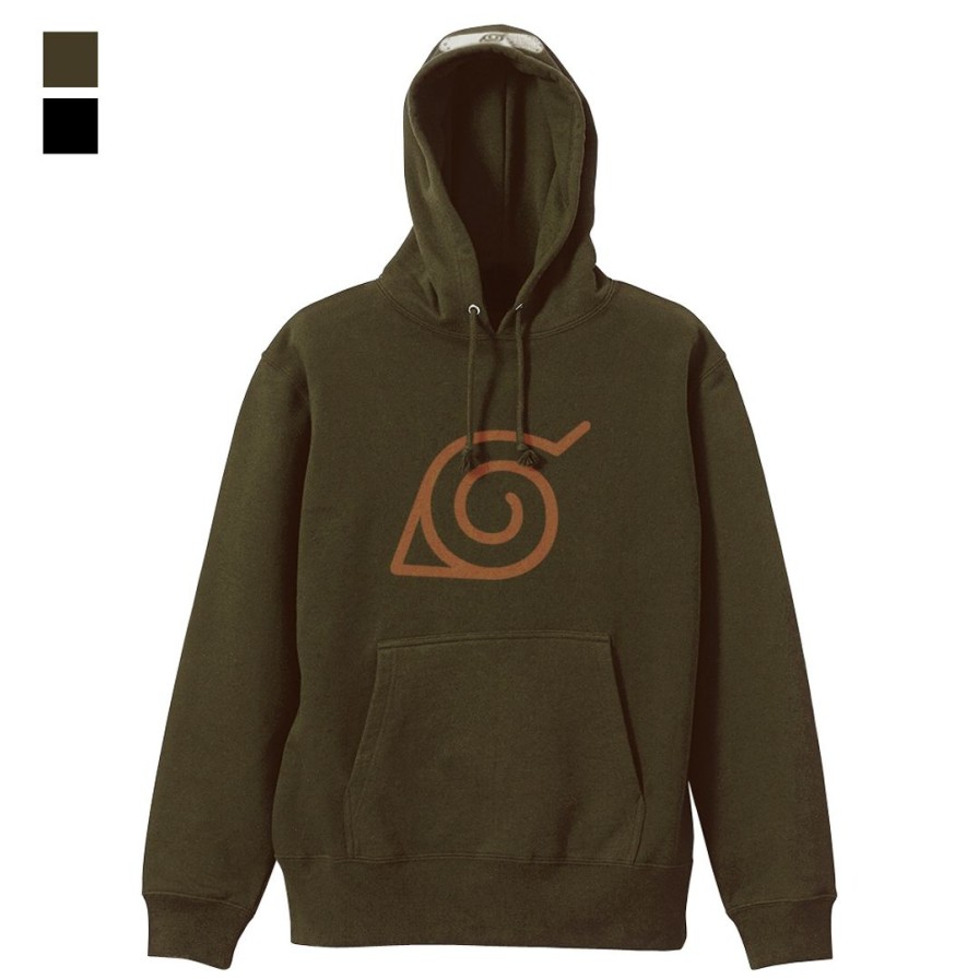 Naruto Shippuden: The Village Hidden In The Leaves Pullover Hoodie Moss M Best