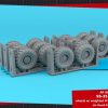 1/72 Ss-25 Sickle Mobile Launcher Wheels W/ Vi-178Au Tyres & Late Hubs New