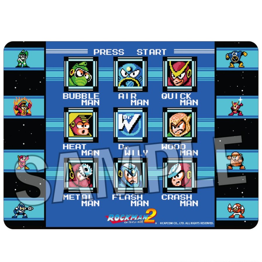 Rockman 2/ Mega Man 2: Illustration Playmat Next Turn Select Stage Best