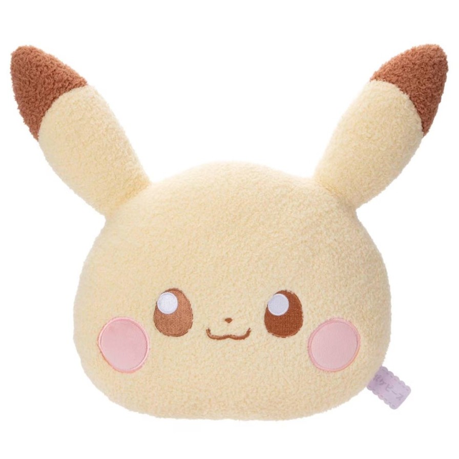 Pokepiece Stuffed Toy Face Cushion Pikachu New