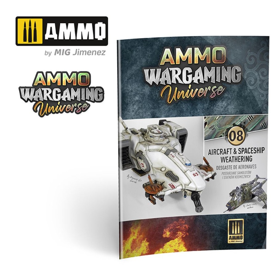 Ammo Wargaming Universe Book 08 - Aircraft And Spaceship Weathering (English, Castellano, Polski) Best