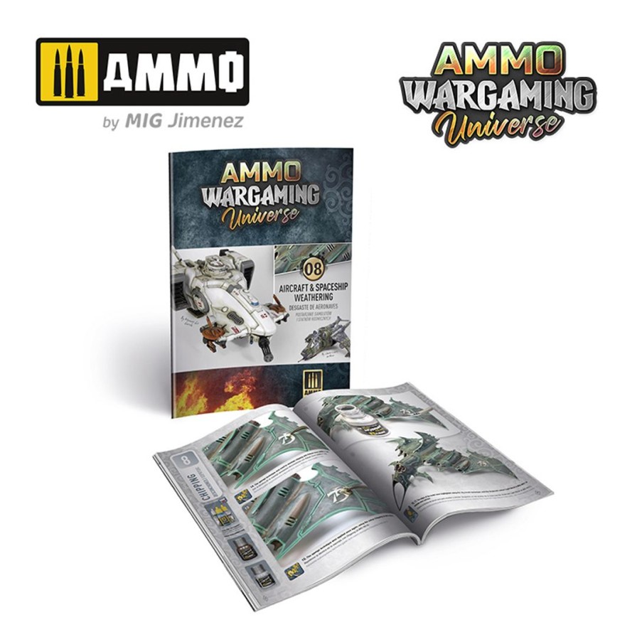 Ammo Wargaming Universe Book 08 - Aircraft And Spaceship Weathering (English, Castellano, Polski) Best