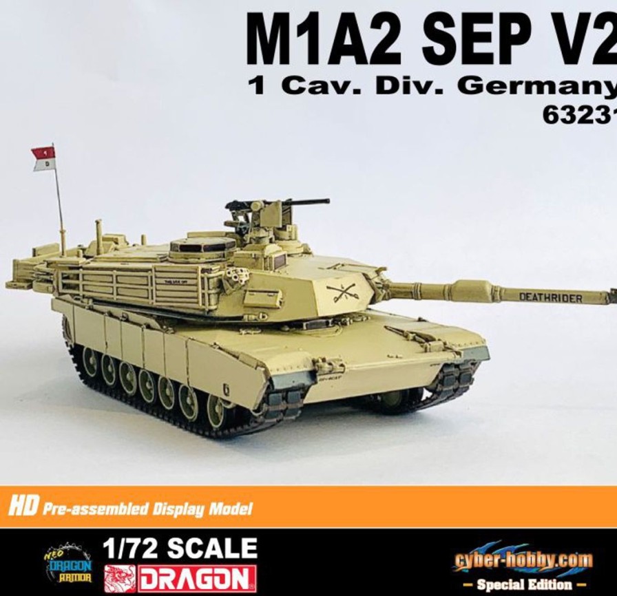 1/72 Us Army M1A2 Abrams Sep V2 1St Cavalry Division Death Rider (German Garrison) Completed Product Clearance