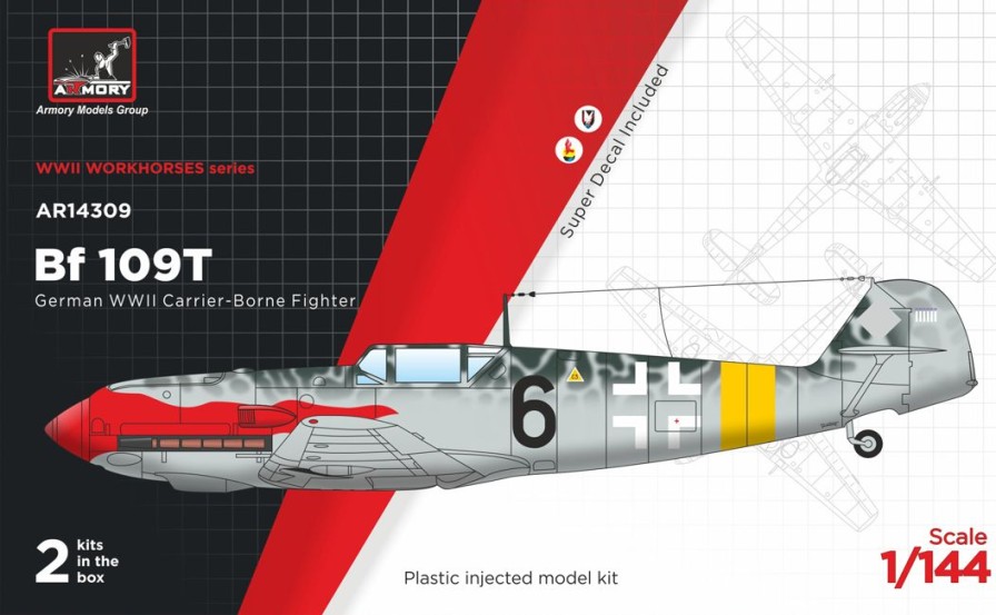 1/144 Messerschmitt Bf 109T Flugzeugtrager Jager Dual Combo Online