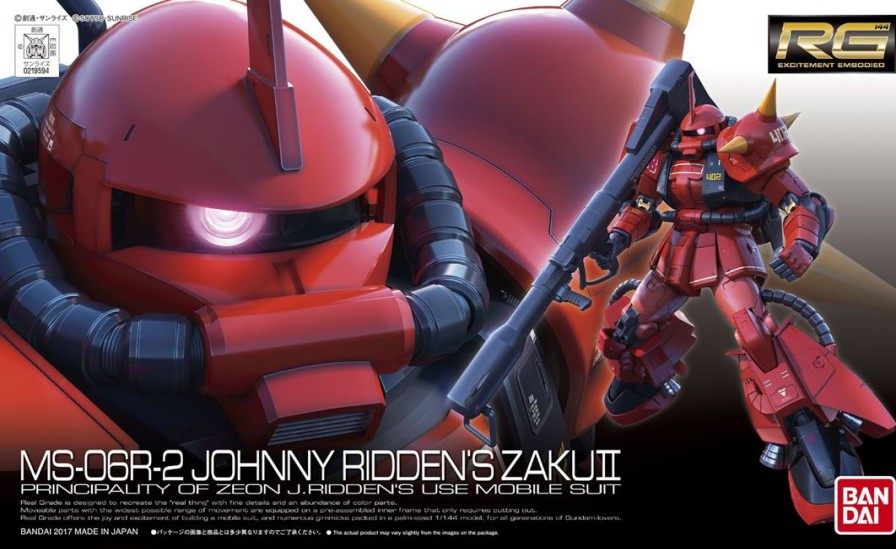 1/144 Rg Ms-06R-2 Johnny Ridden Custom Zaku Ii Hot