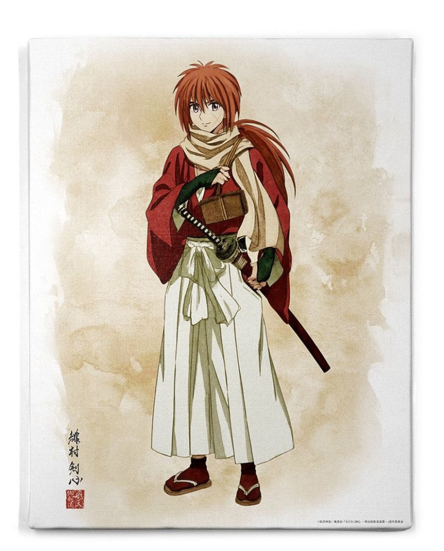 Rurouni Kenshin: Newly Drawn Kenshin Himura F6 Canvas Art Best