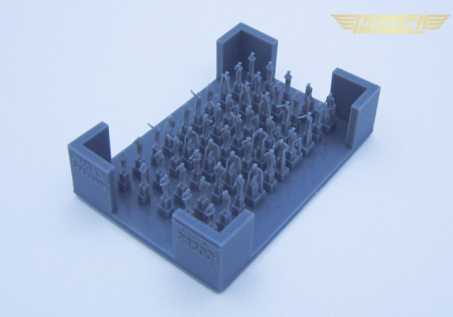 1/350 Ijn Officers Precision 3D Printing Model Set (50 Pcs) Hot