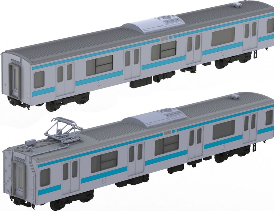 1/80 Jr East Japan 209 Series Dc Train Type (Keihin Tohoku Color) Moha 209/Moha 208 Kit Hot