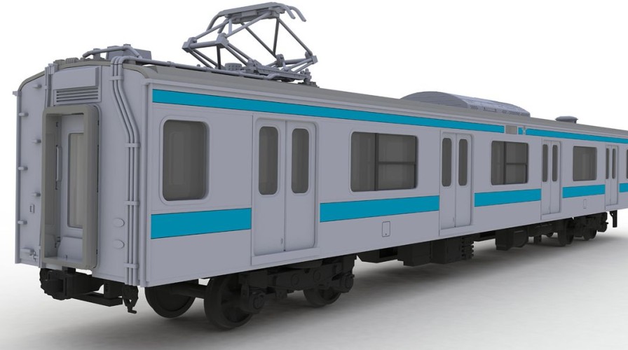 1/80 Jr East Japan 209 Series Dc Train Type (Keihin Tohoku Color) Moha 209/Moha 208 Kit Hot