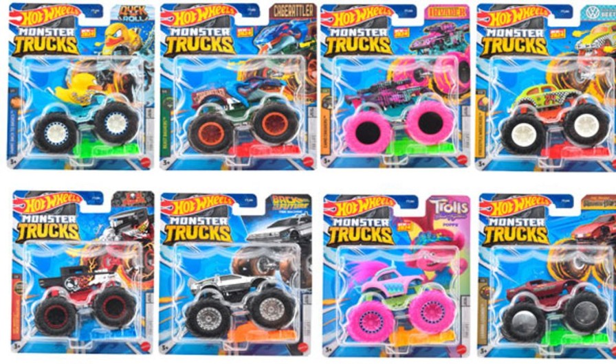 1/64 Hot Wheels Monster Truck Assortment 1Box 8Pcs Online